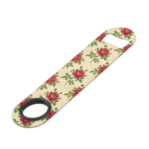 Red rose vintage pattern