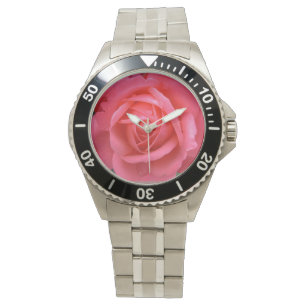 Red Rose Watch Romantic Pink Rose Wrist Watches