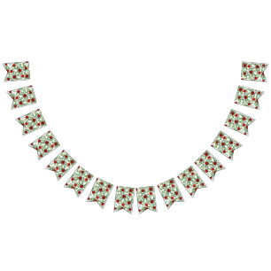 Red Rose Wedding Elegant Classic Bunting