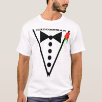 Red Rose Wedding Party Groomsman or Best Man