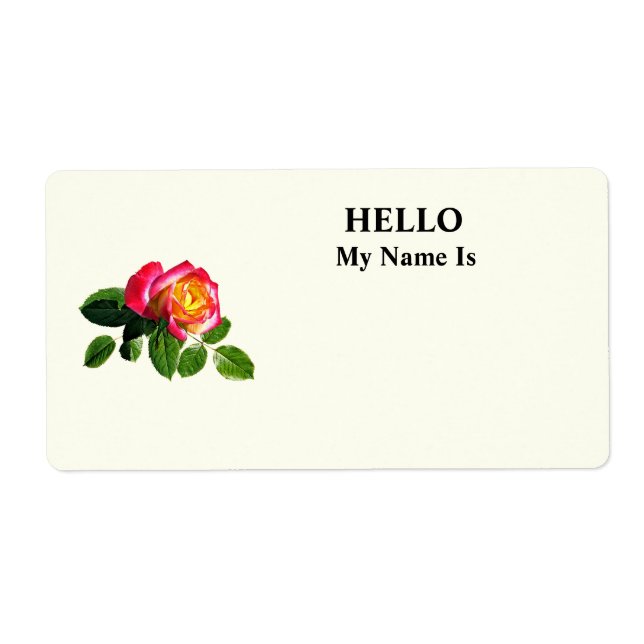 Red Rose With Golden Yellow Centre (Front)