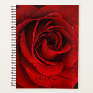 Red Rose with Photos - Daily Planner- HAMbWG Planner
