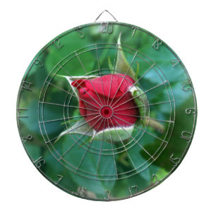 red rosebud dartboard