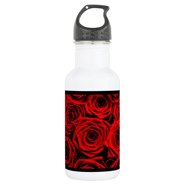 Red Roses 532 Ml Water Bottle (Front)