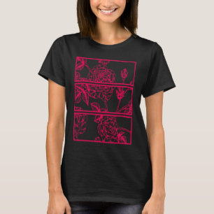 Red Roses Aesthetic Clothing Soft Grunge Soft Goth T-Shirt