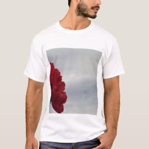 Red Roses Against a Bright Blue Sky T-Shirt