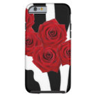 RED ROSES AND BLACK AND WHITE ZEBRA
