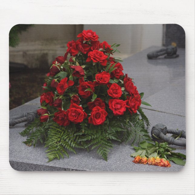 Red Roses Arrangement Mouse Pad (Front)