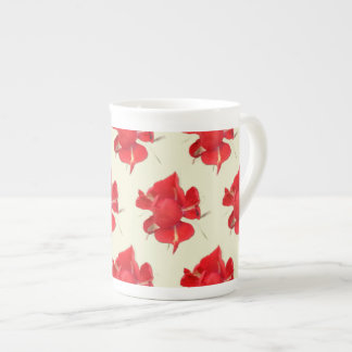 Red Roses, Bone China Mug