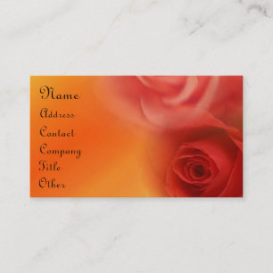 Red Roses Business Card