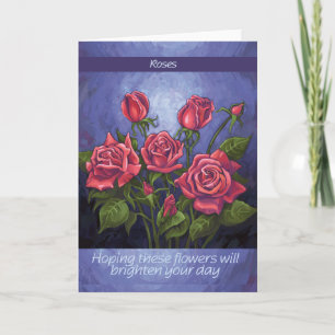 Red Roses Card