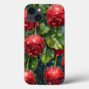 Red roses iPhone 13 case