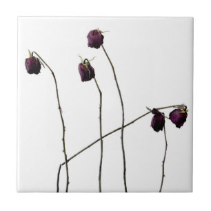 Red Roses Ceramic Tile