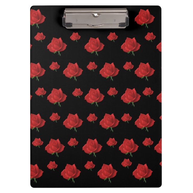 Red Roses Clipboard (Front)