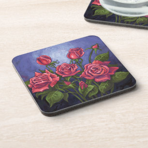 Red Roses Coaster