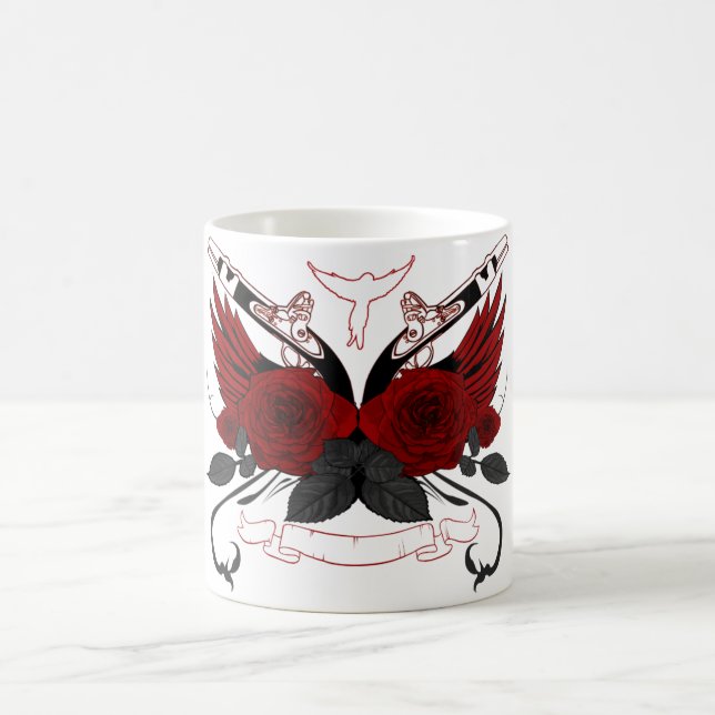 Red Roses Coffee Mug (Center)