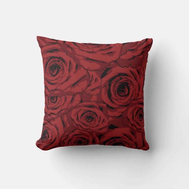 Red Roses Cushion (Front)
