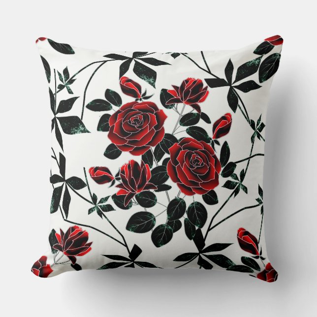 Red roses . cushion (Front)