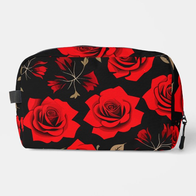 Red roses dopp kit (Front)