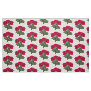 Red roses fabric