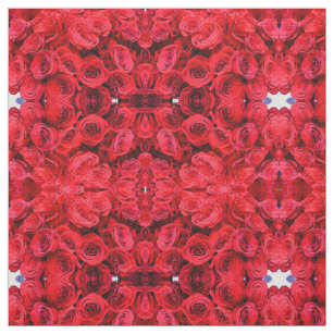 Red Roses Fabric
