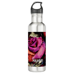 Red Roses Flower 710 Ml Water Bottle