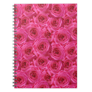 Red roses, flowers, red, love notebook