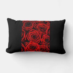 Red Roses Lumbar Cushion
