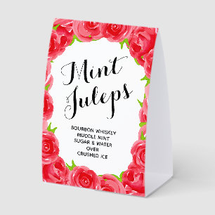 Red Roses Mint Juleps