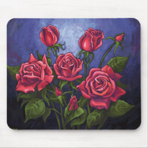 Red Roses Mouse Pad