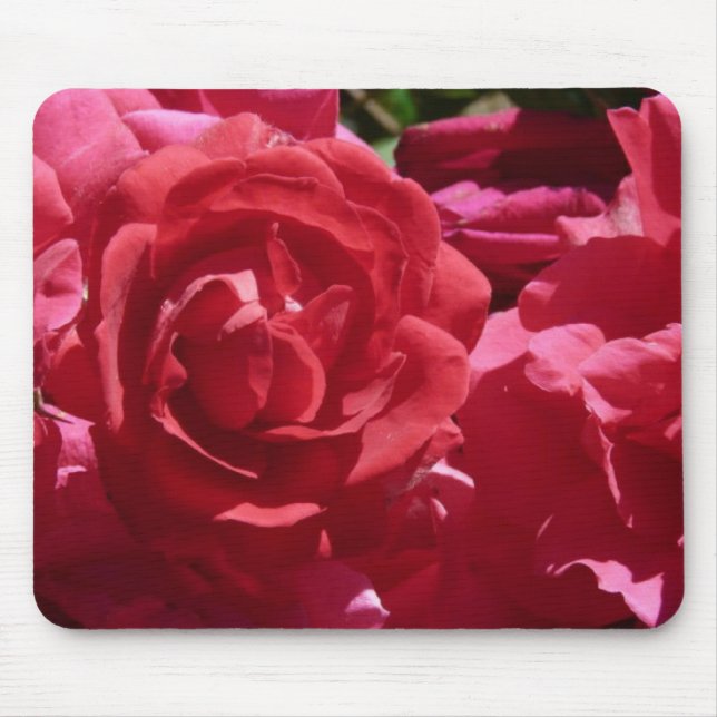 Red Roses Mouse Pad (Front)
