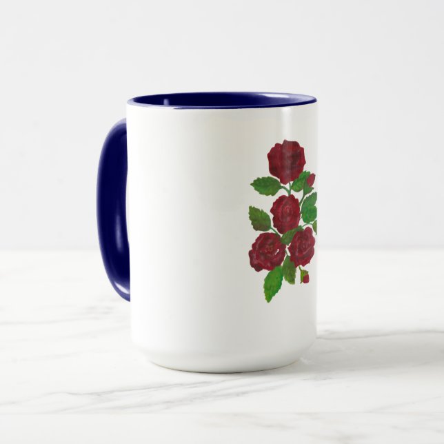 red roses Mug (Front Left)
