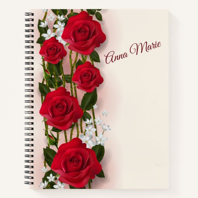 Red Roses Notebook (Front)