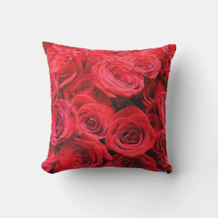 Red roses outdoor cushion