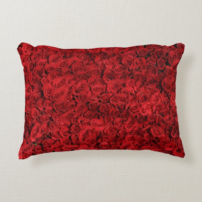 Red Roses Pattern-37431 Decorative Cushion (Front)