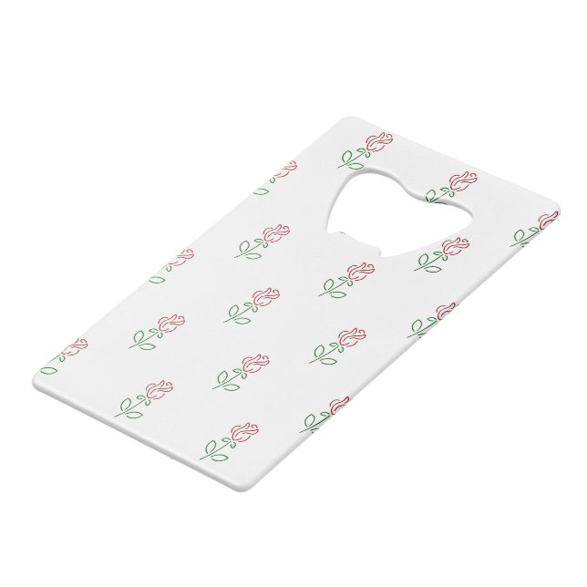 Red Roses, Pattern Of Roses, Flowers (Front Angled)