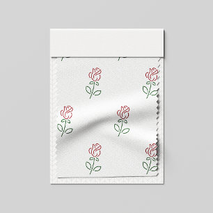 Red Roses, Pattern Of Roses, Flowers Fabric