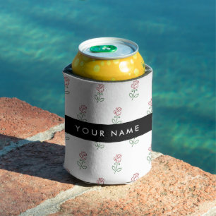 Red Roses, Pattern Of Roses, Your Name Can Cooler