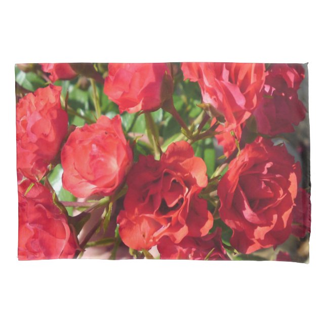 Red Roses Pillow case 2 (Front)