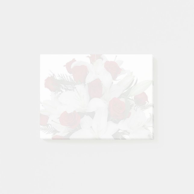 Red Roses Post-it Notes (Front)