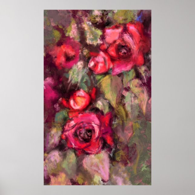 Red Roses Poster (Front)