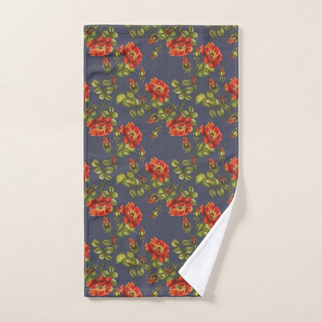 Red Roses, Red Roses Hand Towel (Hand Towel)