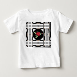 Red roses , retro baby T-Shirt