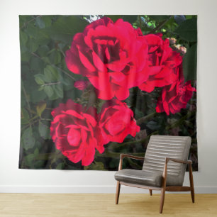 Red Roses Rosarium Tapestry