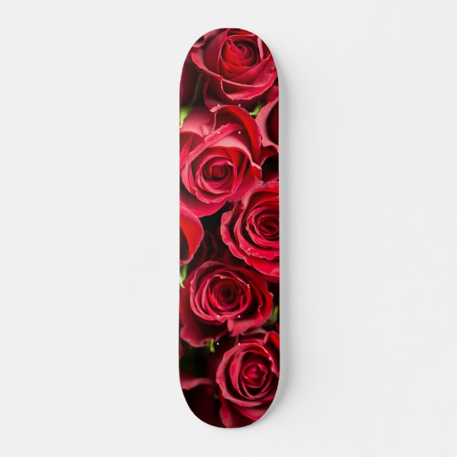 Red Roses Skateboard (Front)
