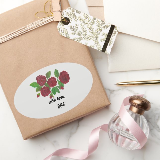 red roses Sticker (Gifting)