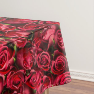 Red Roses Tablecloth