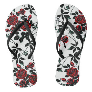 Red roses . thongs