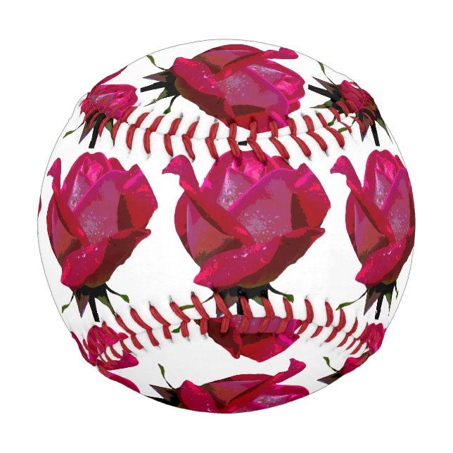 red roses Thunder_Cove any colour Baseball (Front)