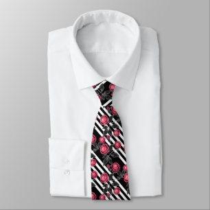 Red roses tie